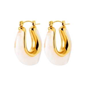 CREOLE ACIER PVD DORÉ RESINE