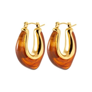 CREOLE ACIER PVD DORÉ RESINE