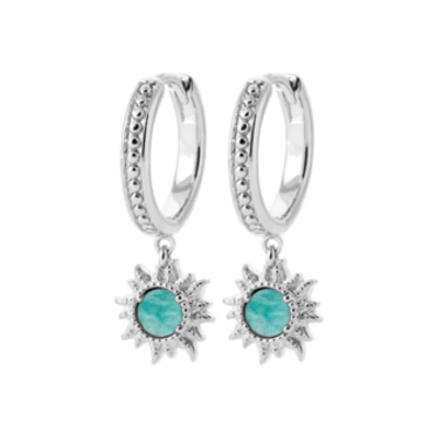 CREOLE ARGENT 925 RHODIE AMAZONITE