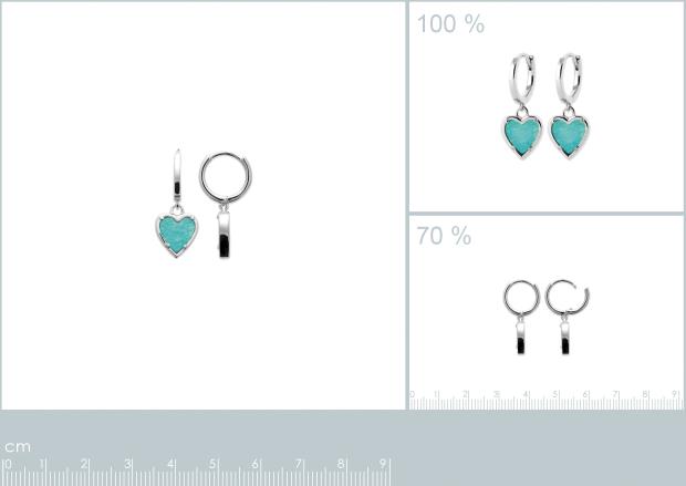 CREOLE ARGENT 925 RHODIE AMAZONITE - 1z649760