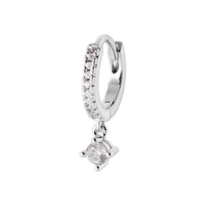 CREOLE ARGENT 925 RHODIE OZ A L'UNITE