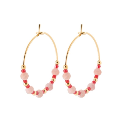 CREOLE PL-OR 750 3MIC TOURMALINE ROSE