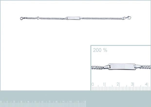 Pulsera Plata 925. Placa [2 mm - 5z0283215