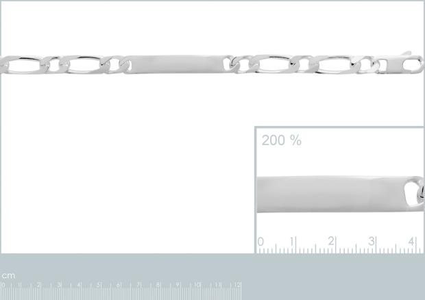 IDENTITE ARGENT 925 RHODIE - 7z3100922