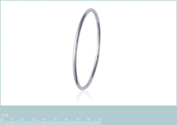 Pulsera Aro Acero 316. Pvd Plateado - 1z9097062