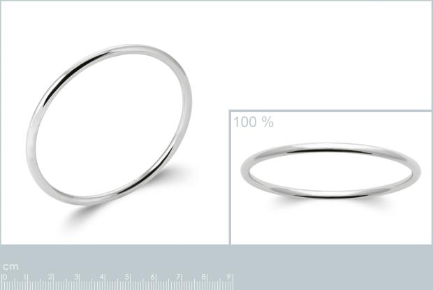 Pulsera Aro Acero 316. Pvd Plateado - 1z9097166