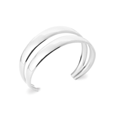 JONC ACIER PVD COULEUR ARGENT