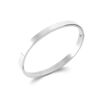 JONC ACIER PVD COULEUR ARGENT