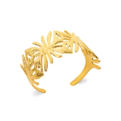 JONC ACIER PVD DORÉ