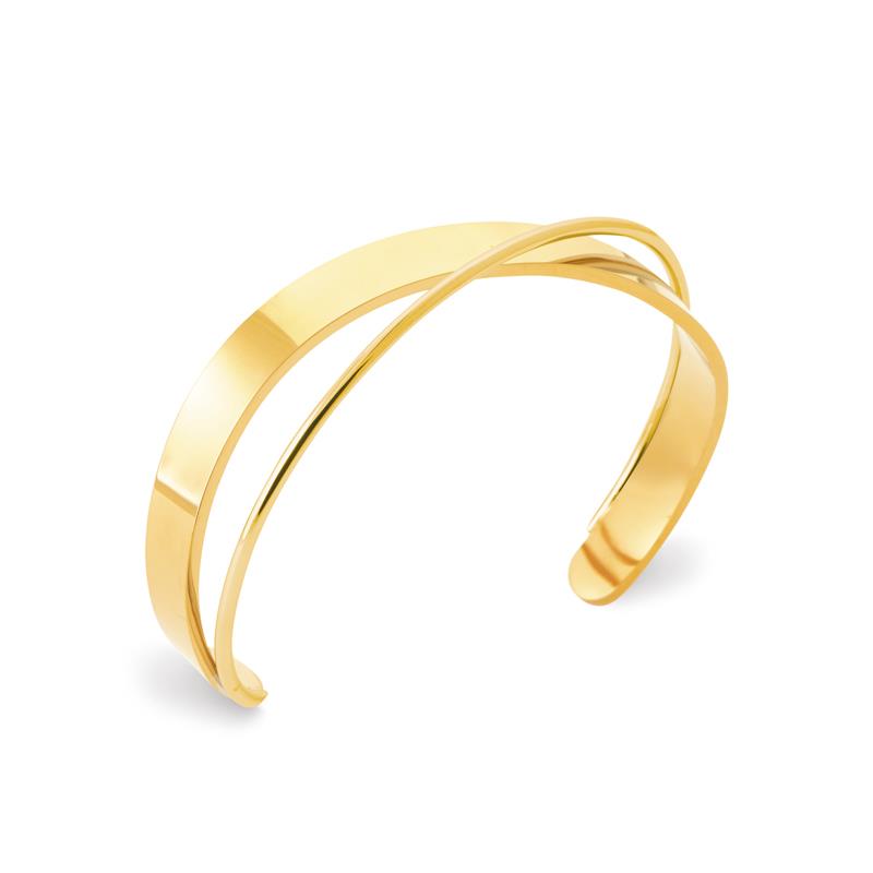 JONC ACIER PVD DORÉ