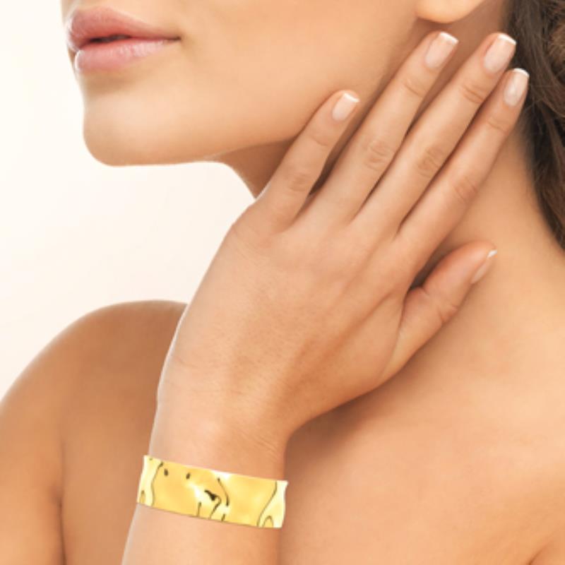 Brazalete Acero 316. Pvd Amarillo - 3z1222362