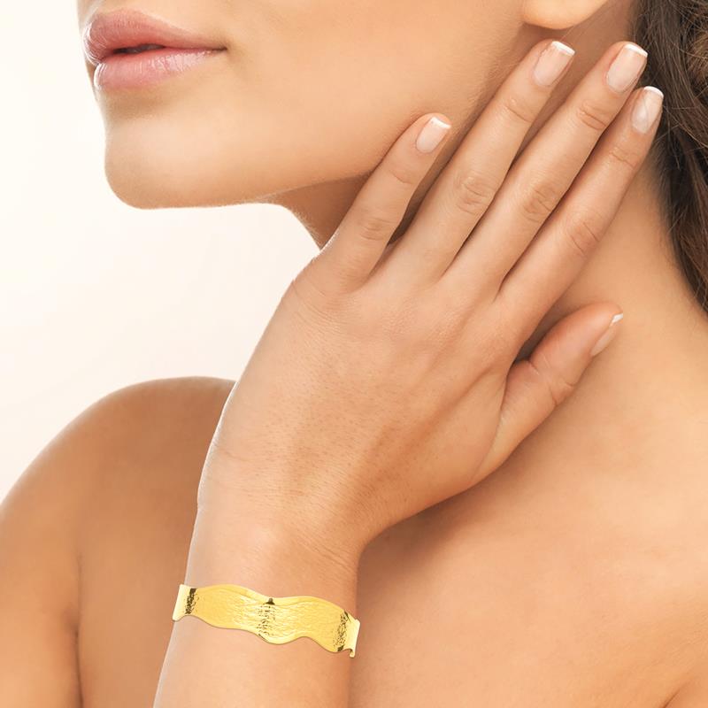 Brazalete Acero 316. Pvd Amarillo - 3z1225660