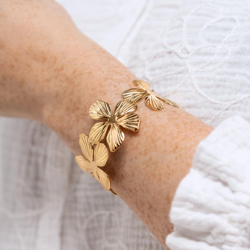 Brazalete Acero 316. Pvd Amarillo - 3z1219362