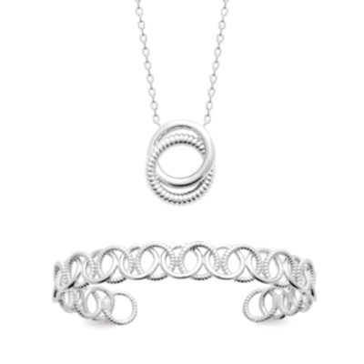 COLLIER ARGENT 925 RHODIE