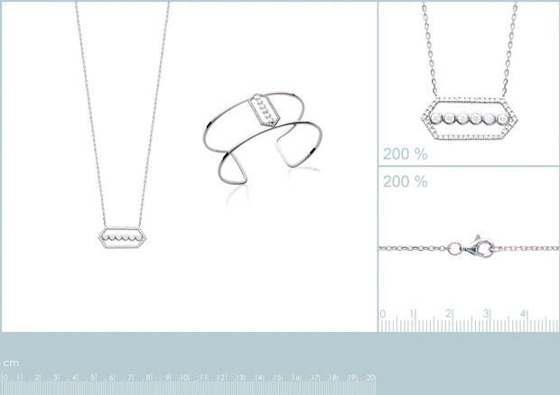 JONC ARGENT 925 RHODIE OZ - 8z7184358