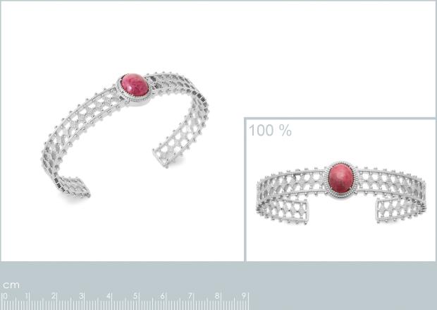 JONC ARGENT 925 RHODIE RHODONITE - 8z7368958