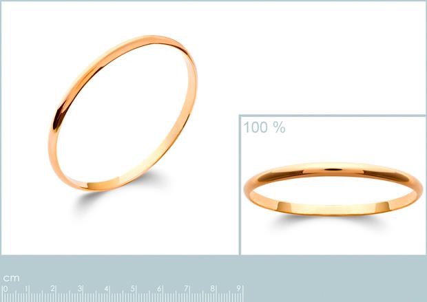 Pulsera Aro Chapado Oro 18k. 3 micras - 9z0563562