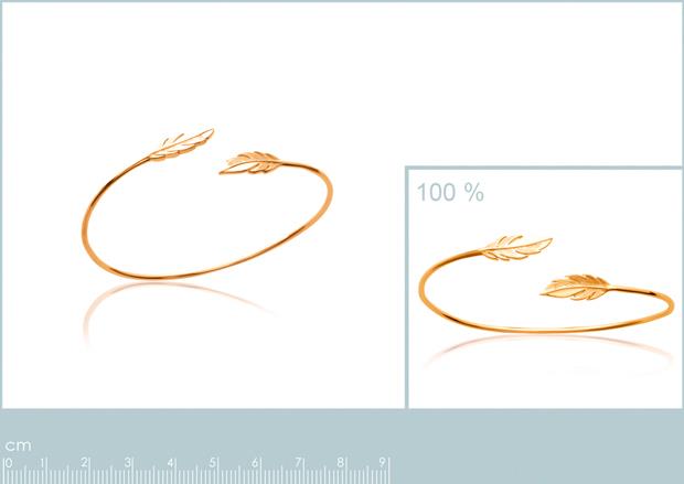 Brazalete Chapado Oro 18k. 3 Micras - 9z2140256