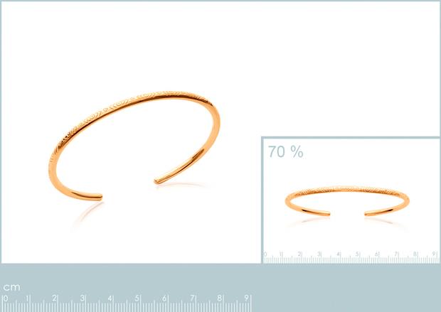 Brazalete Chapado Oro 18k. 3 Micras - 9z2144258