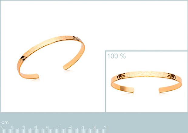 Brazalete Chapado Oro 18k. 3 Micras - 9z2153158