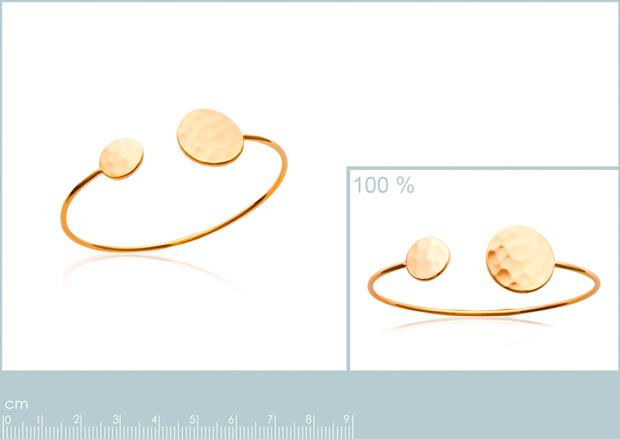 Brazalete Chapado Oro 18k. 3 Micras - 9z2159958