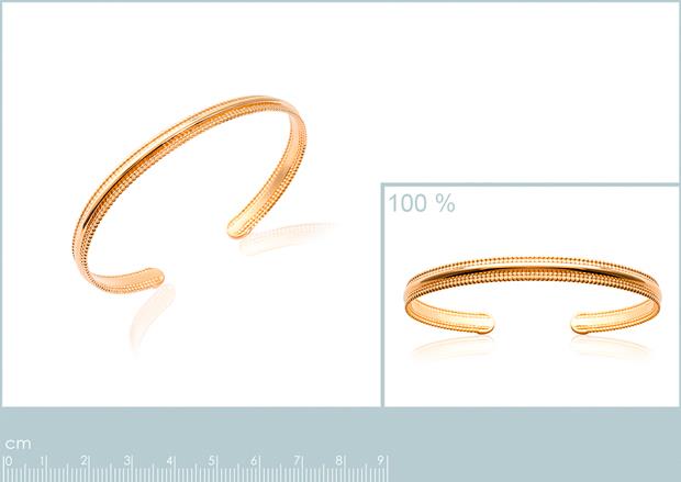 Brazalete Chapado Oro 18k. 3 Micras - 9z2162058