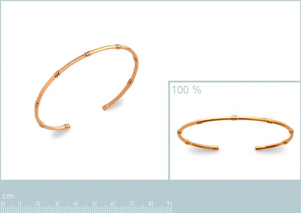 Brazalete Chapado Oro 18k. 3 Micras - 9z2163058