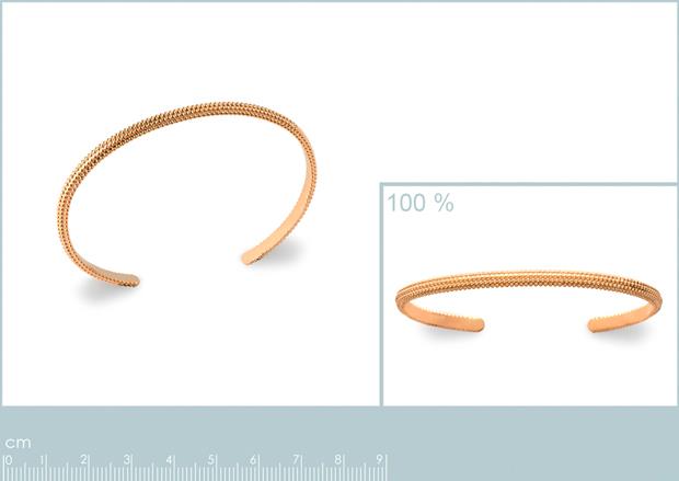 Brazalete Chapado Oro 18k. 3 Micras - 9z2163458