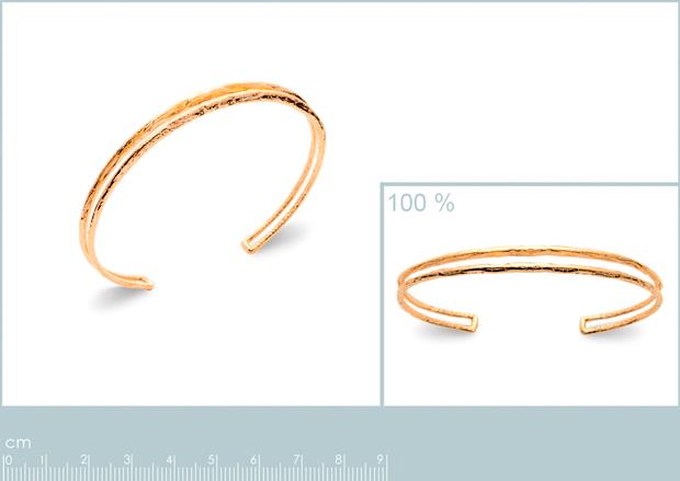 Brazalete Chapado Oro 18k. 3 Micras - 9z2174258