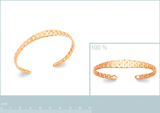 Brazalete Chapado Oro 18k. 3 Micras - 9z2178958