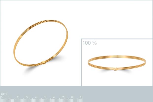 Pulsera Aro Chapado Oro 18k. 3 micras - 9z2184462