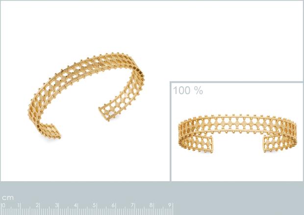 Brazalete Chapado Oro 18k. 3 Micras - 9z2193558