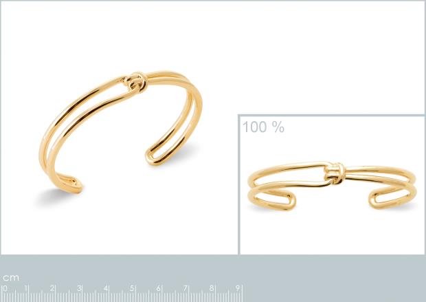 Brazalete Chapado Oro 18k. 3 Micras - 9z2194858