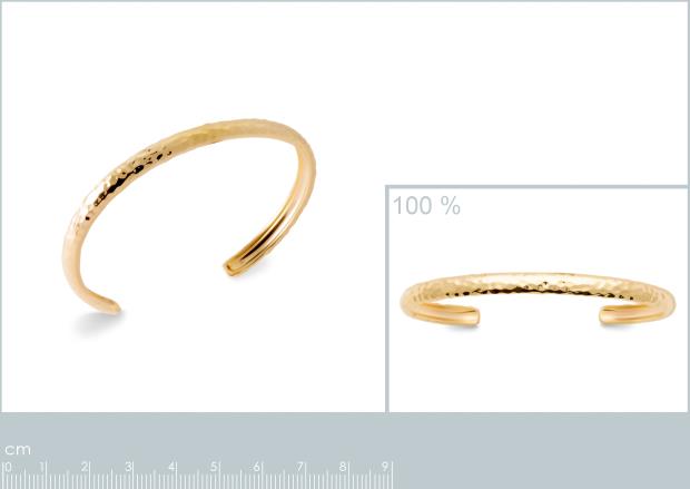 Brazalete Chapado Oro 18k. 3 Micras - 9z2202858