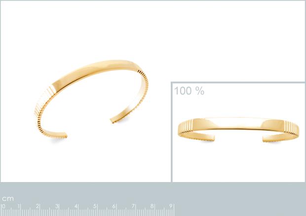Brazalete Chapado Oro 18k. 3 Micras - 9z2203762