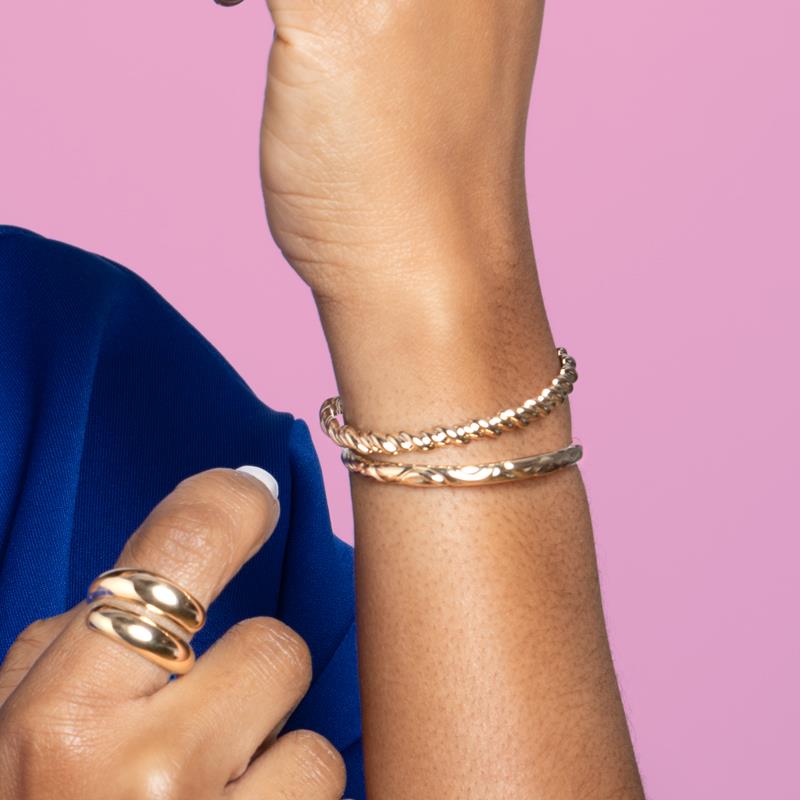 Brazalete Chapado Oro 18k. 3 Micras - 9z2216758