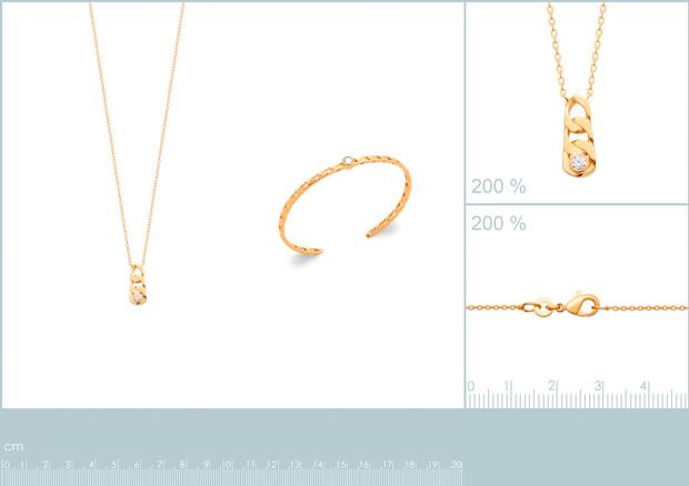 Brazalete Chapado Oro 18k. 3 micras. Circonita - 9z7341558