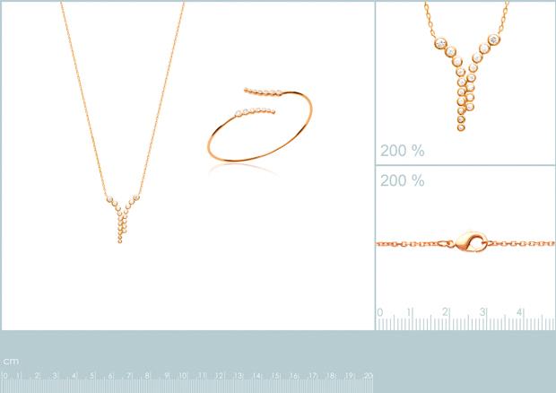 Brazalete Chapado Oro 18k. 3 micras. Circonita - 9z7181058