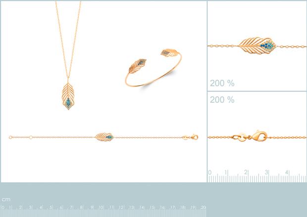 Brazalete Chapado Oro 18k. 3 micras. Circonita. Piedra Color - 9z7331258