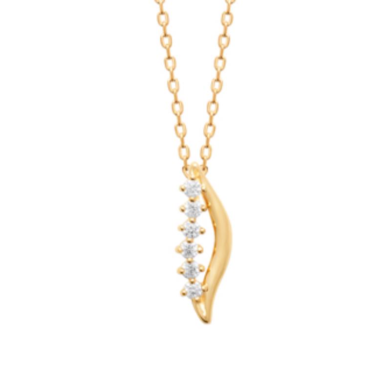 Collar Chapado Oro 18k. 3 Micras. Circonita - 9z7414345