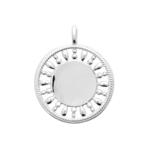 PENDENTIF ARGENT 925 RHODIE