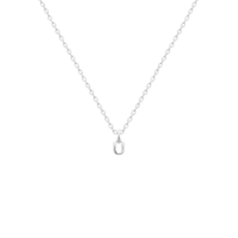 Colgante Letra U. Plata 925. Rodio - 7z775621