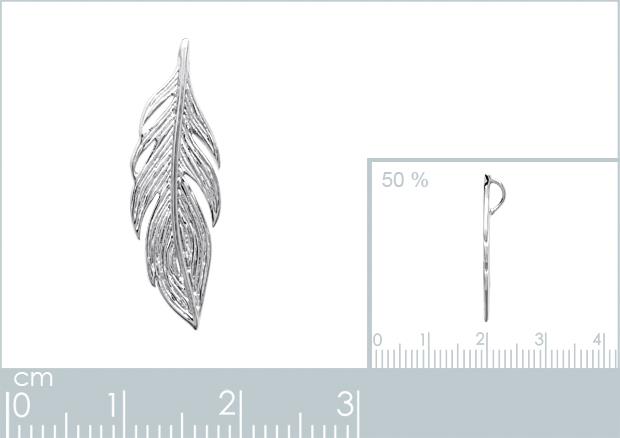 PENDENTIF ARGENT 925 RHODIE - 7z761900