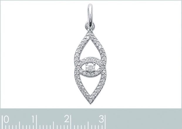 PENDENTIF ARGENT 925 RHODIE OZ - 1z731410