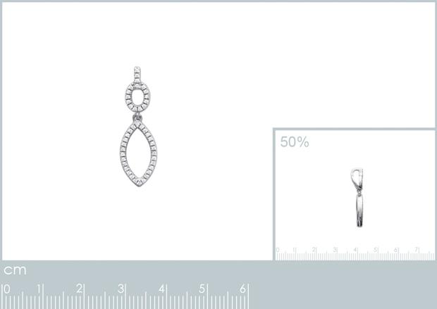 PENDENTIF ARGENT 925 RHODIE OZ MICROSERTI - 1z749010