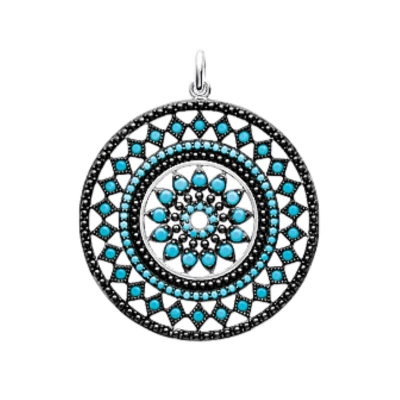 PENDENTIF ARGENT 925 RHODIE PS