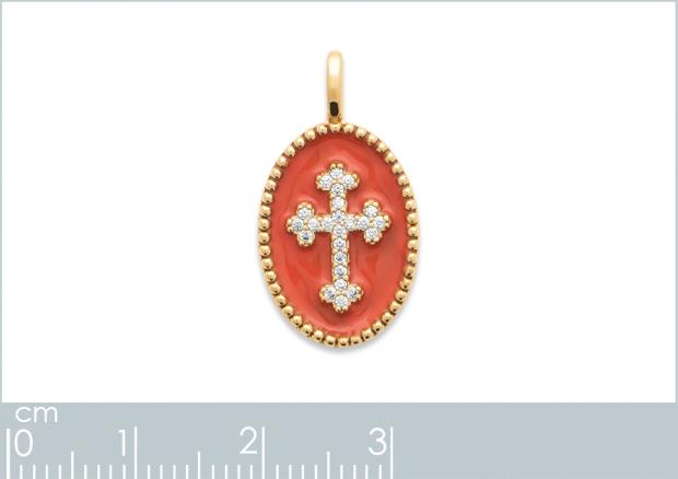 PENDENTIF PL-OR 750 3MIC LAQUE OZ - 2z769220