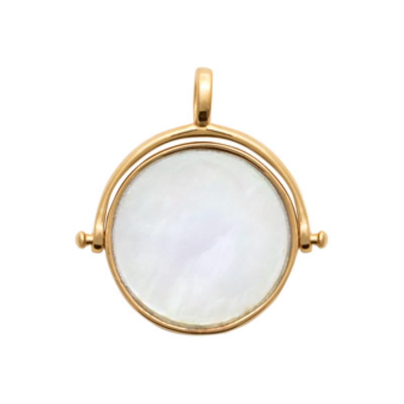 PENDENTIF PL-OR 750 3MIC NACRE