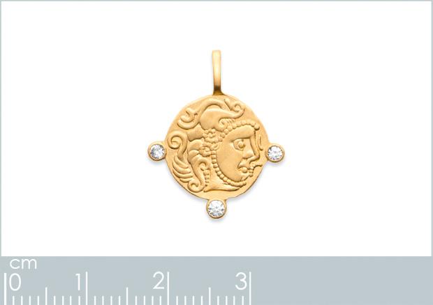 PENDENTIF PL-OR 750 3MIC OZ - 2z768010
