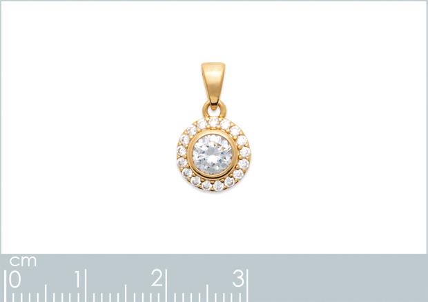 PENDENTIF PL-OR 750 3MIC OZ - 2z770510